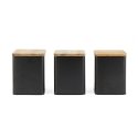 Salter BW12898EU7 Toronto 3-Piece Canister Set Black Salter BW12898EU7 Toronto 3-Piece Canister Set Black