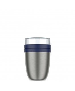 Rosti Mepal Mepal Thermo-Lunchpot Ellipse ruostumatonta terästä Vivid Sininen, 500+200ml
