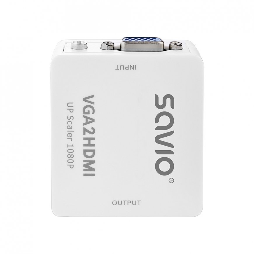 Savio CL-110 Konwerter/Adapter VGA- HDMIFull HD/1080p