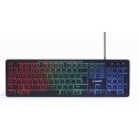 Gembird KBS-UML-01 клавиатура Мышь входит в комплектацию Дома USB QWERTY Американский английский Чер
