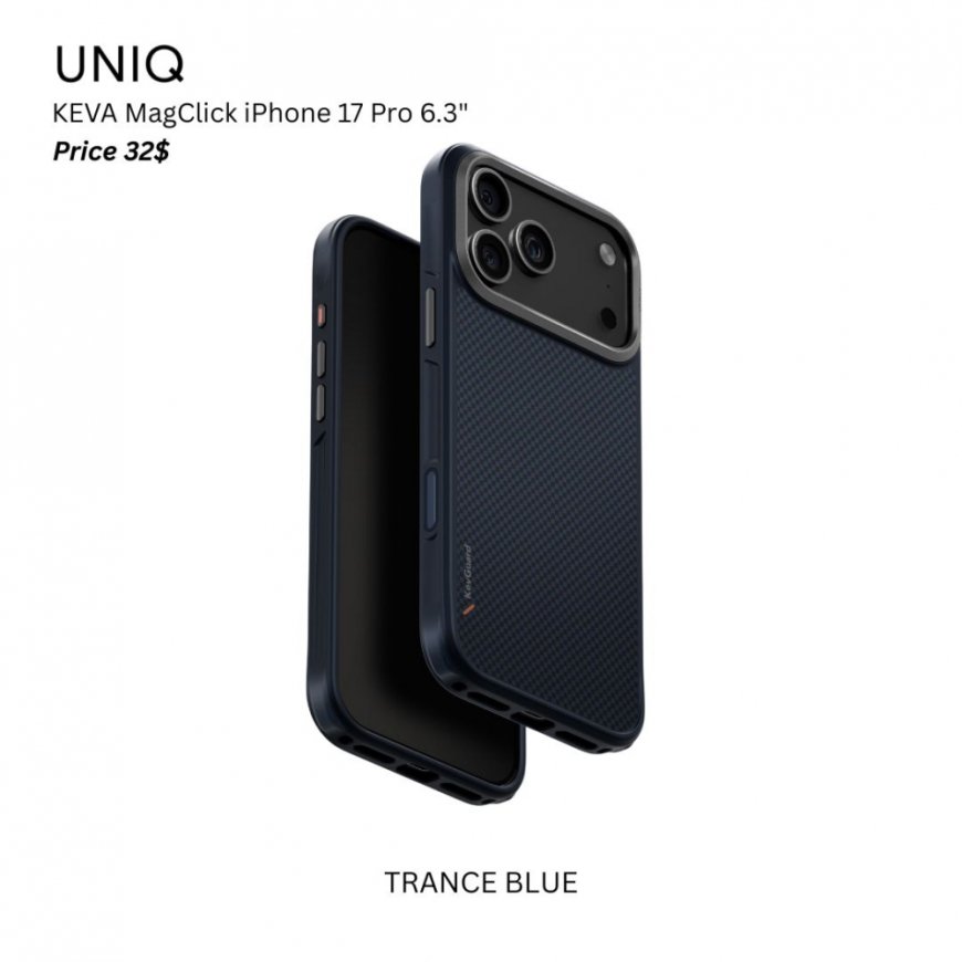 UNIQ Keva korpus iPhone 17 Pro Magclick laadimise jaoks sinine – 2