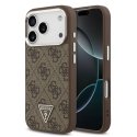 Case Guess 4G kolmnurkne logo MagSafe iPhone 17 Pro jaoks pruun Case Guess 4G kolmnurkne logo MagSafe iPhone 17 Pro jaoks pruun