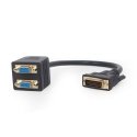 Gembird A-DVI-2VGA-01 video cable adapter 0.3 m DVI-I 2 x VGA (D-Sub) Black Gembird A-DVI-2VGA-01 video cable adapter 0.3 m DVI-I 2 x VGA (D-Sub) Black