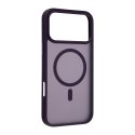FoneKit MagSafe suderinamas Soft Touch apsauginis dėklas, iPhone 17 Pro Max, violetinis