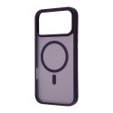 FoneKit MagSafe suderinamas Soft Touch apsauginis dėklas, iPhone 17 Pro Max, violetinis