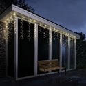 Lumineo Icicle mirksinčių žibintų rinkinys lauko naudojimui, 3,75 metro Lumineo Icicle mirksinčių žibintų rinkinys lauko naudojimui, 3,75 metro