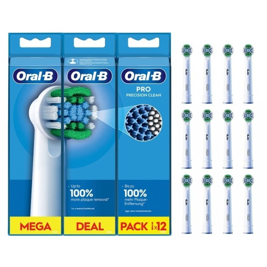 Oral-B Pro Precision Clean replacement brushes, 12 pcs