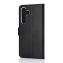 Wave Book Case aizsargapvalks, Samsung Galaxy S25 FE 5G, melns