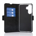 Wave Book Case suojakotelo, Samsung Galaxy S25 FE 5G, musta