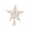 Lumineo Christmas tree top decoration star, warm white Lumineo Christmas tree top decoration star, warm white