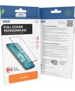 Wave Full Cover panssarilasi, OnePlus Nord CE5 5G, musta raam