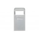 Kingston Technology DataTraveler Micro USB-välkmälu 64 GB USB tüüp A 3.2 Gen 1 (3.1 Gen 1) Hõbe Kingston Technology DataTraveler Micro USB-välkmälu 64 GB USB tüüp A 3.2 Gen 1 (3.1 Gen 1) Hõbe