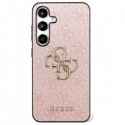 Guess Big 4G Classic Logo -kuori Samsung Galaxy S25 FE:lle, vaaleanpunainen Guess Big 4G Classic Logo -kuori Samsung Galaxy S25 FE:lle, vaaleanpunainen