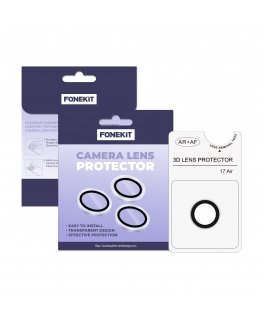 FoneKit kameran linssinsuoja, iPhone Air, läpinäkyvä