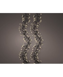 Lumineo Cluster twinkle koristevalosarja ulkokäyttöön, 6 meetrit