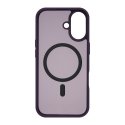 FoneKit MagSafe-yhteensopiva Soft Touch suojakuori, iPhone 17, violetti