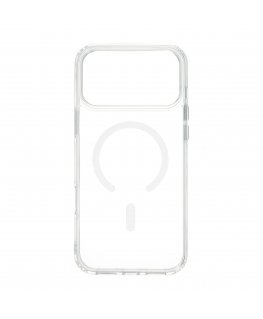 FoneKit Premium MagSafe saderīga aizsargapvalks, iPhone 17 Pro Max, caurspīdīgs