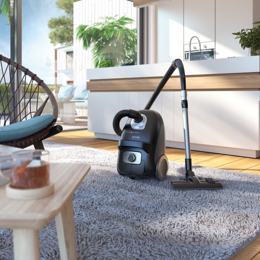 Gorenje VCEA28GLBK 3 L Cilindra putekļsūcējs Sauss 700 W Putekļu maiss – 5