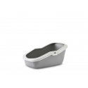 Savic Aseo Cat Open litter box Grey, White