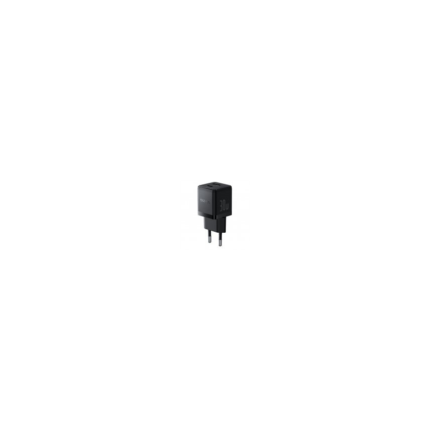 Baseus Palm 30W USB-C USB-A Sienas Lādētājs - Melns