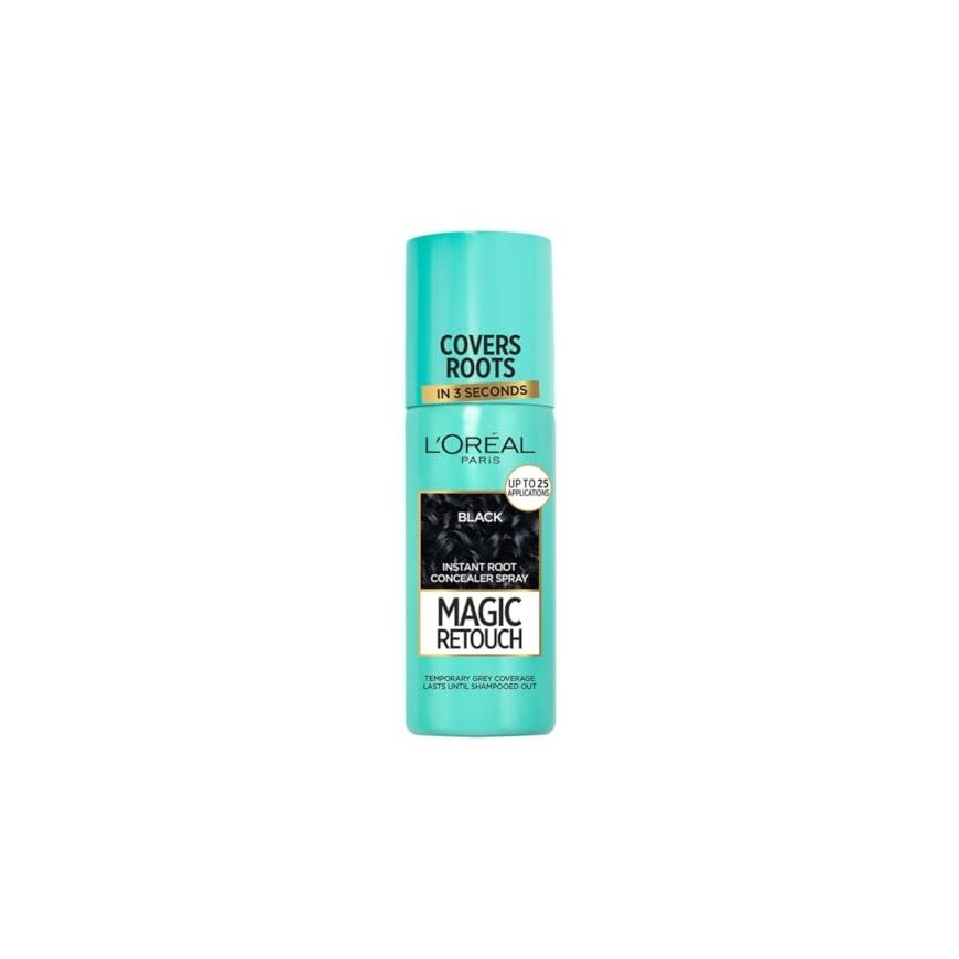 L'Oreal Paris, Magic Retouch, Sakņu pieskāriens, Melns, 75 ml – 2