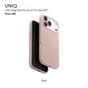 UNIQ Lino Case for iPhone 17 Magclick Charging Pink UNIQ Lino Case for iPhone 17 Magclick Charging Pink