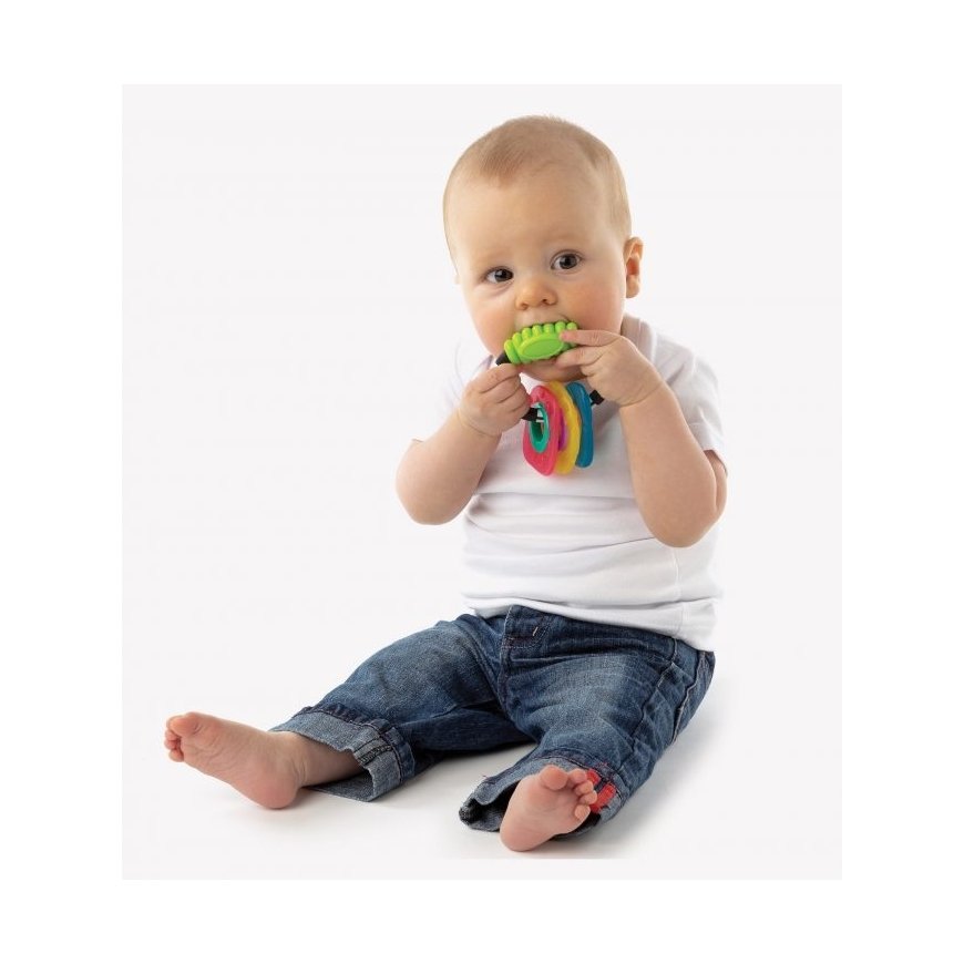 PLAYGRO various textures rattle-teether, 4088565