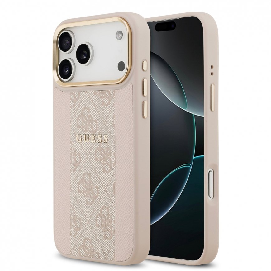 Korpuss Guess 4G Strass Logo MagSafe iPhone Air melns