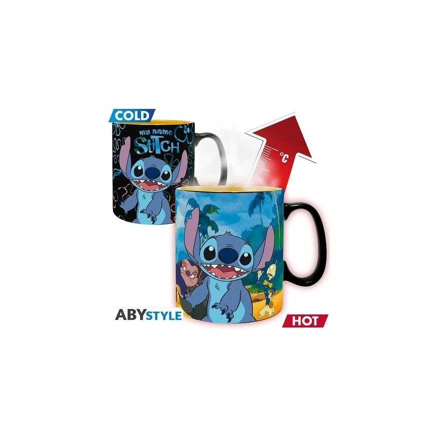 ABYstyle DISNEY Karp - Lilo & Stitch | Kuumusele reageeriv 460 ml – 2