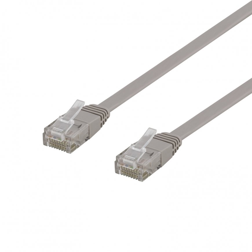 Deltaco TP-67-FL сетевой кабель Серый 7 m Cat6 U/UTP (UTP)