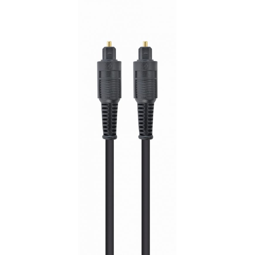 Gembird Toslink, 2m garso kabelis „Toslink“ Juoda