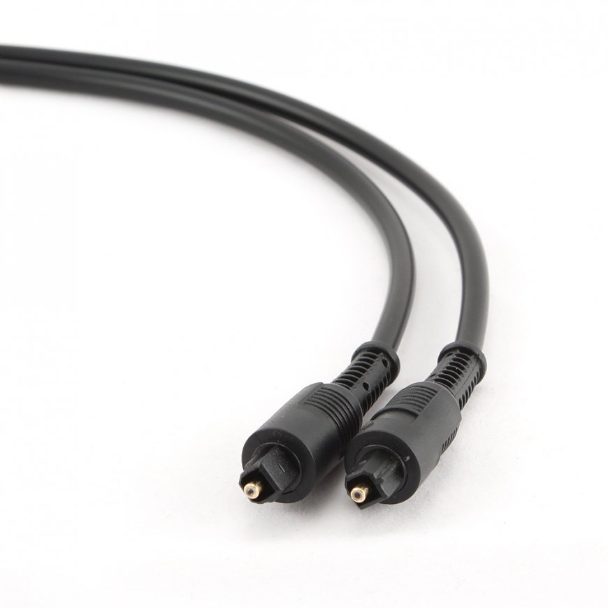 Gembird Toslink, 2m garso kabelis „Toslink“ Juoda – 2