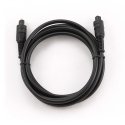 Gembird Toslink, 2m garso kabelis „Toslink“ Juoda