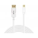 Sandberg 509-17 DisplayPort-kaabel 2 m Mini DisplayPort Valge Sandberg 509-17 DisplayPort-kaabel 2 m Mini DisplayPort Valge