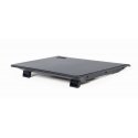 Gembird NBS-2F15-05 laptop cooling pad 39.6 cm (15.6") 1500 RPM Black