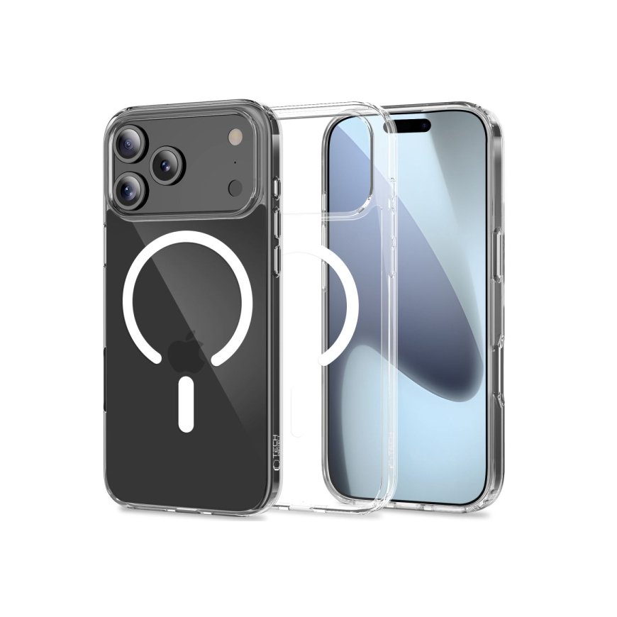 TECH-PROTECT FLEXAIR HIBRIDINIS MAGSAFE IPHONE 17 PRO MAX AIŠKUS