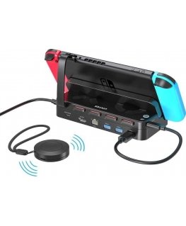 Unitek Unitek ühendusjaam, mõeldud Nintendo Switchile, PD 100W, HDMI 4K, RJ-45, kaardilugejale
