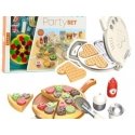 Lean Toys Kids' cooking set with waffle and pizza making accessories, 23 pieces Lean Toys Kids' cooking set with waffle and pizza making accessories, 23 pieces