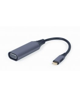 Cablexpert A-USB3C-VGA-01 videokaabliadapter 0,15 m USB tüüp-C VGA (D-Sub) Hall