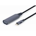 Cablexpert A-USB3C-VGA-01 videokaapeli-adapteri 0,15 m USB Type-C VGA (D-Sub) Harmaa
