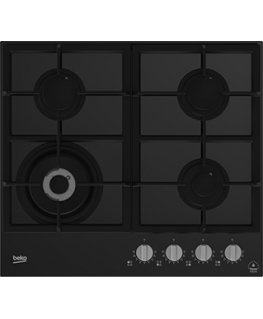 Beko HILW64325SB plīts virsmas sildelements Melns Iebūvēts 59 cm Gāzes 4 zone(s)