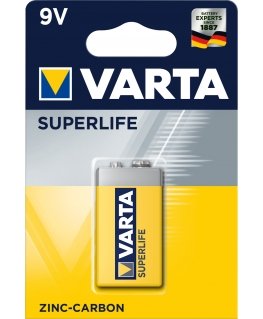 Varta Superlife 9V Vienkartinė baterija Cinko anglis