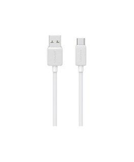 USAMS KY sērijas US-SJ693 3A USB-C uz USB-A 2m balts