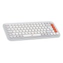 Logitech 920-013072 klaviatuur Universaalne Bluetooth QWERTY US rahvusvaheline Oranž, Valge Logitech 920-013072 klaviatuur Universaalne Bluetooth QWERTY US rahvusvaheline Oranž, Valge