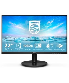 Philips V Line 221V8/00 монитор для ПК 54,6 cm (21.5") 1920 x 1080 пикселей Full HD LED Черный