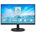 Philips V Line 221V8/00 tietokoneen litteä näyttö 54,6 cm (21.5") 1920 x 1080 pikseliä Full HD LED m