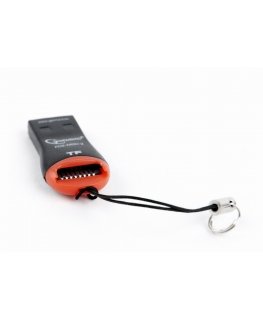 Gembird FD2-MSD-3 кардридер USB 2.0 Черный, Красный