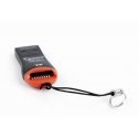 Gembird FD2-MSD-3 kaardilugeja USB 2.0 Must, Punane Gembird FD2-MSD-3 kaardilugeja USB 2.0 Must, Punane