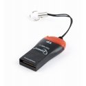 Gembird FD2-MSD-3 card reader USB 2.0 Black, Red