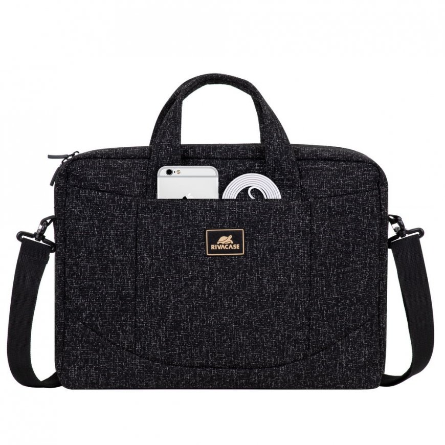 Rivacase 7931 39.6 cm (15.6") Messenger case Black, White – 5